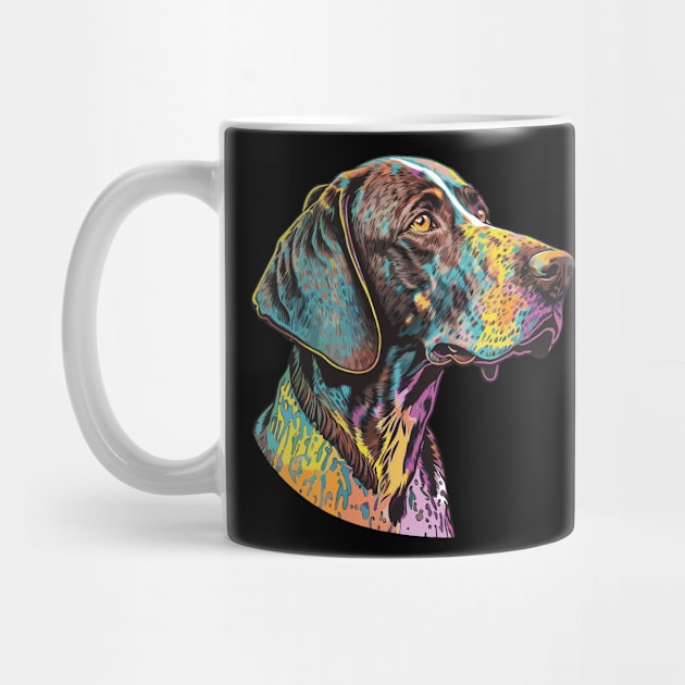 German Shorthaired Pointer Dog Art by The Image Wizard